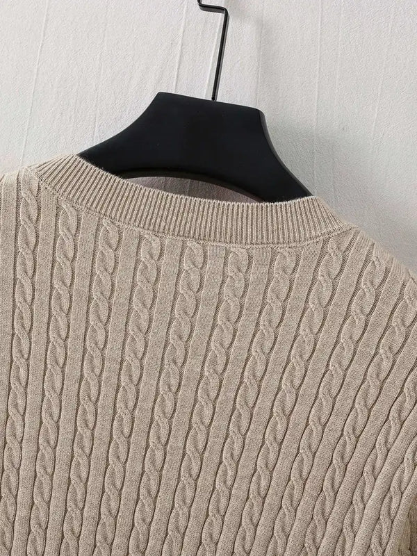 Strickpullover - Beige