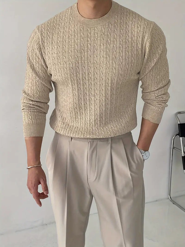 Strickpullover - Beige